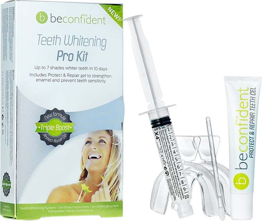 Bilde av beconfiDent Teeth Whitening Pro Kit, 20 ml beconfiDent Dental Whitening