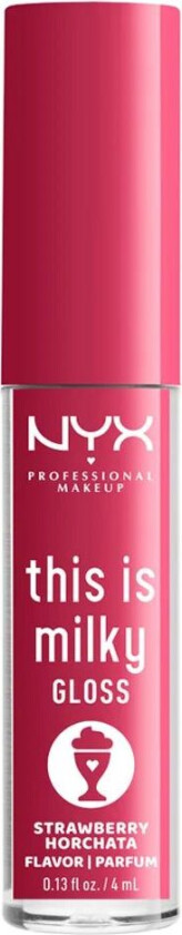 NYX PROFESSIONAL MAKEUP This Is Milky Gloss 10 Strawberry Horchata