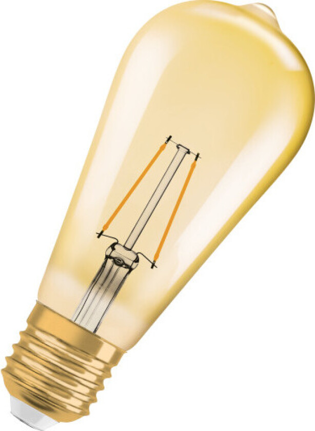 1906 edison gullfil 220lm 2,5W/824 E27