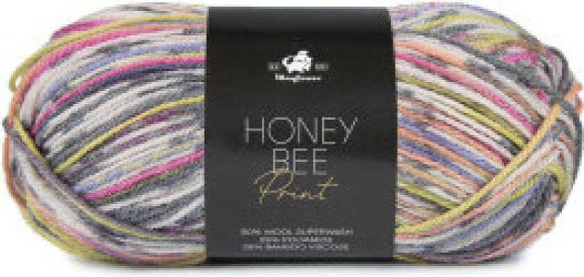 Honeybee Print Garn 1015 Tivolifarger