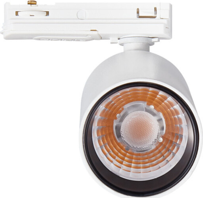 On Tube LED Spot 1F, 12W DIM 1800-3000K CRI>90 20°, hvit