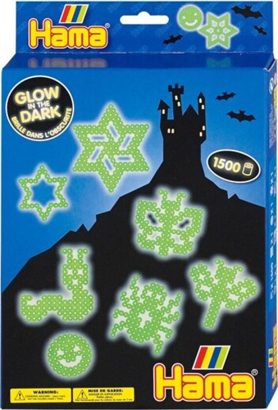 Ironing beads set-Glow in the Dark 1500pcs.