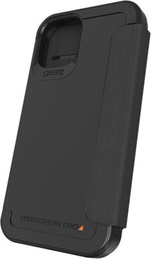 GEAR4 D3O Wembley Flip, Folio, Apple, iPhone 12/12 Pro, 15,5 cm (6.1"), Sort
