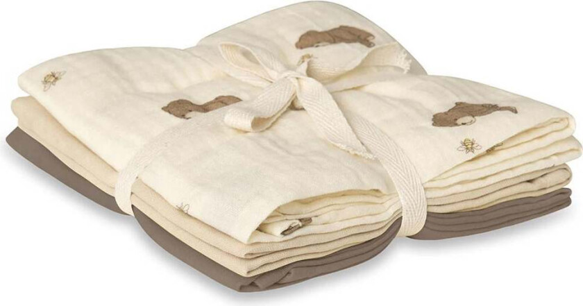 Bilde av - Muslin cloth 3-Pack - Bees and Bears