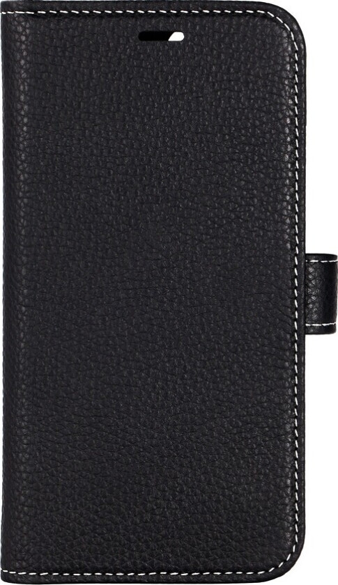 iPhone 12 / 12 Pro GEAR ONSALA Wallet Ekte Skinndeksel Lommebok - Svart