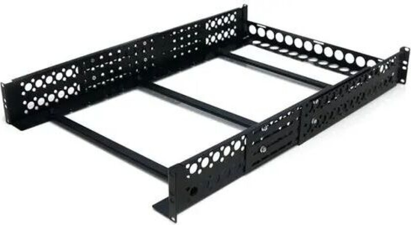 Startech 2u Fixed 19" Adjustable Depth Universal Server Rack Rails