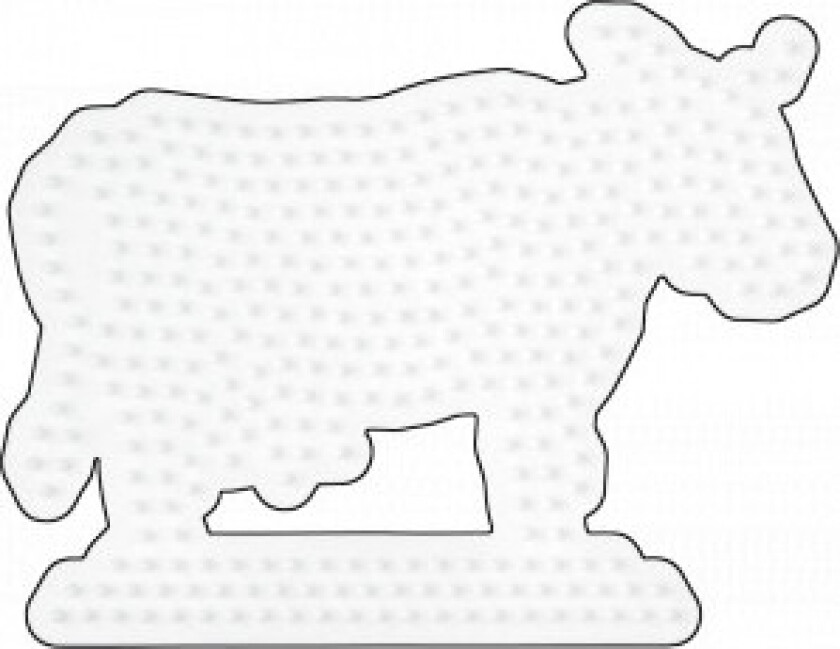 Ironing Beads Pegboard-Cow