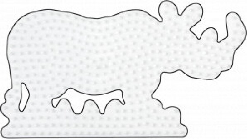 Ironing Beads Pegboard-Rhino