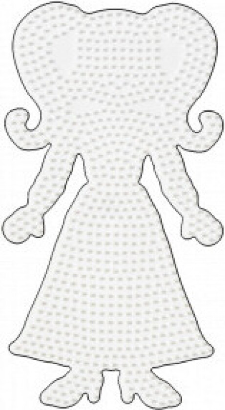 Bilde av Ironing Beads Pegboard Girl