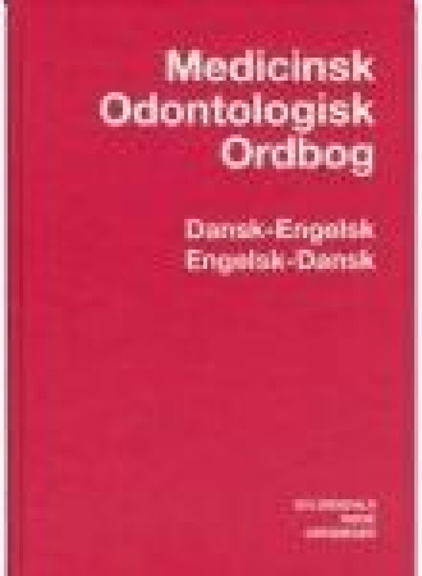 Medicinsk-Odontologisk Ordbog Dansk-Engelsk/Engelsk-Dansk Morten Pilegaard Helge Baden Språk: Dansk