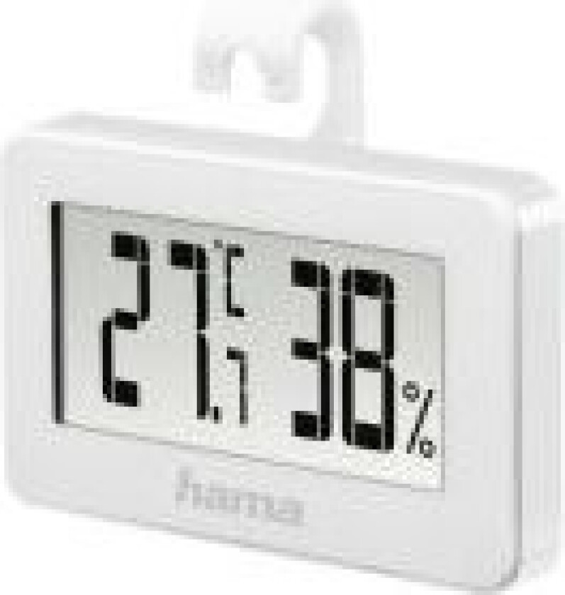 00186363, Hvit, Inne hygrometer, Inne Termometer, 20 - 95%, -10 - 50 °C, F, °C, Batteri