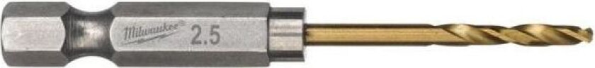 SHOCKWAVE Red Hex HSS-G TIN Metallbor 2-pakning 2,5 mm