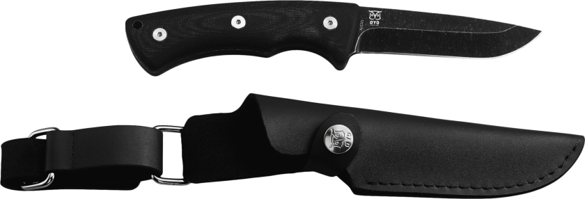 Falketind with Leather Sheath OneSize, Black