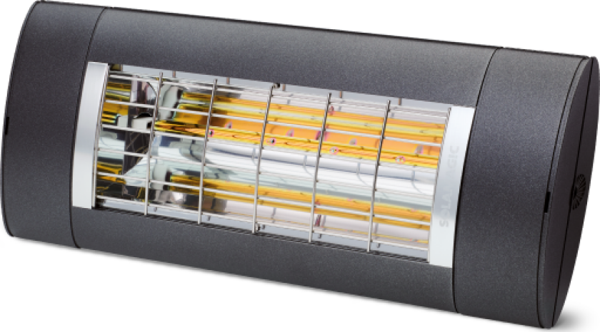S1 Premium 2000W infrarød terrassevarmer, antrasitt