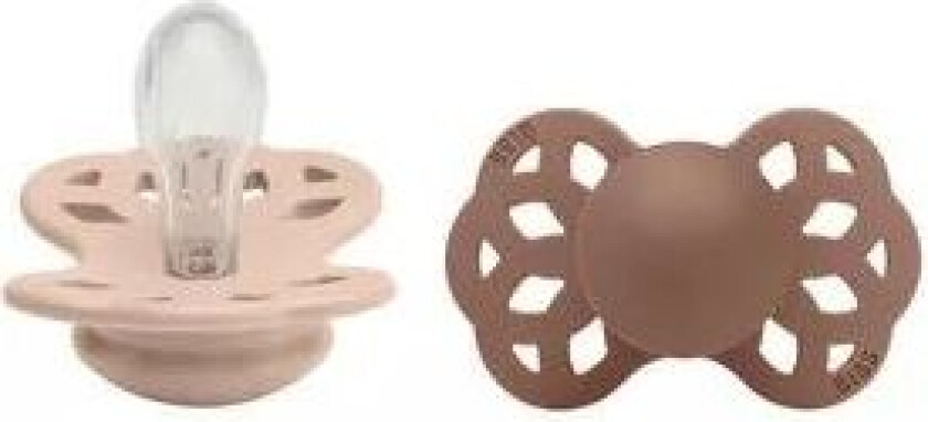 Infinity Silikon Symmetriske Smokker 2-pack Blush/Woodchuck str. Str. 1