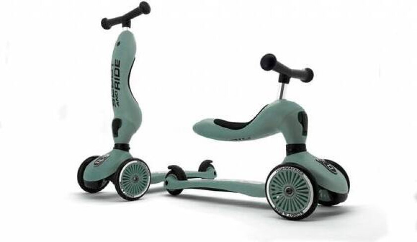 Highwaykick 1 sparkesykkel - forest