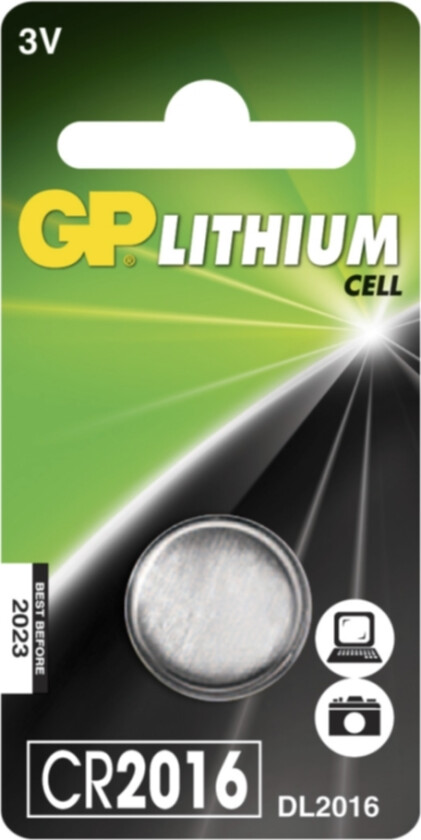 Knappcelle Lithium 3V CR2016 á1