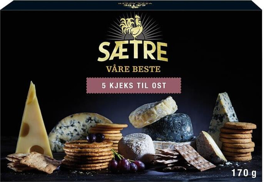 Våre 5 Beste Kjeks til Ost 170g
