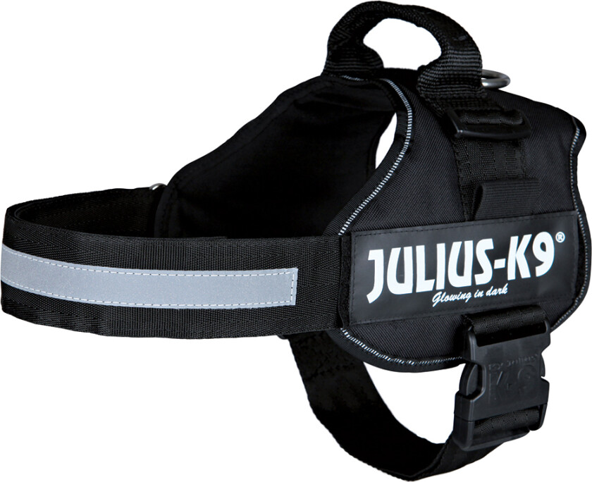 JULIUS-K9® hundesele, svart - Str. 2