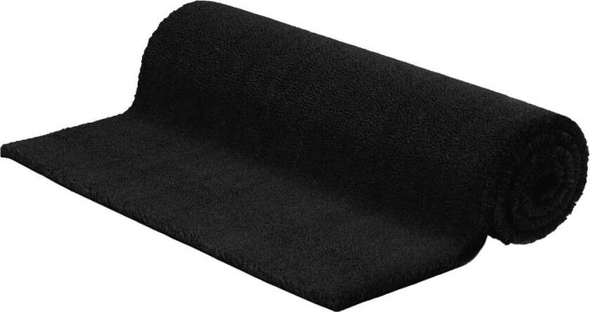 Dørmatte svart 100x200 cm tuftet kokosfiber