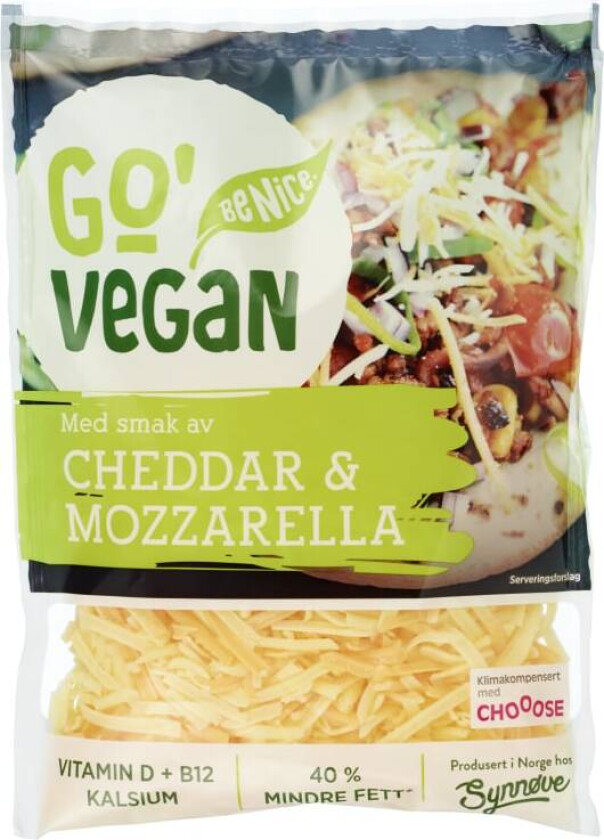 Go'Vegan Revet Cheddar&Mozzarella 200g