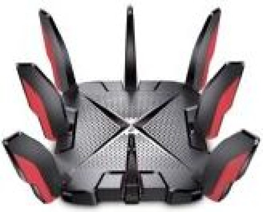 ARCHER GX90 trådløs ruter Gigabit Ethernet Tri-band (2.4 GHz / 5 GHz / 5 GHz) 4G Sort, Rød