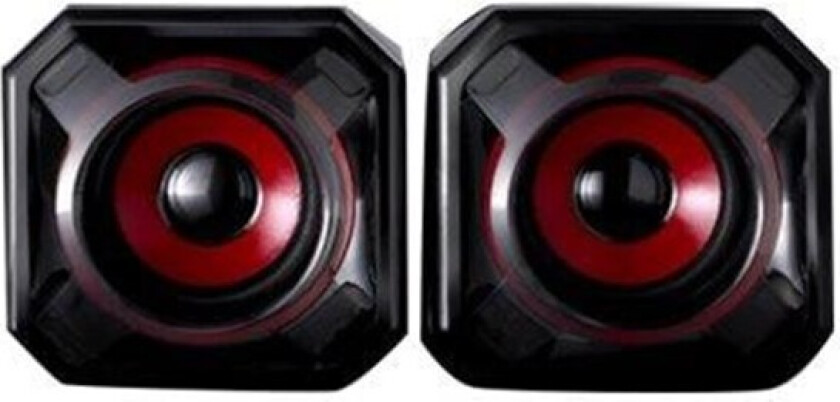 SUREFIRE - Gator Eye Gaming Speakers, Red