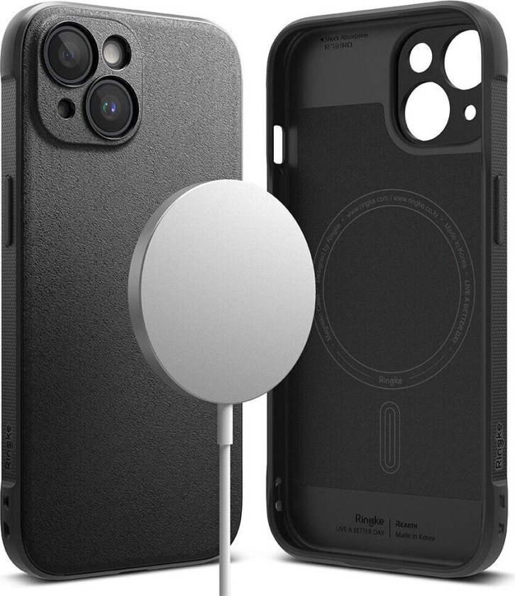 iPhone 15 Deksel Onyx Magnetic Svart