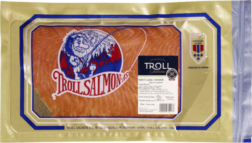 Laks Røkt skivet 500g
