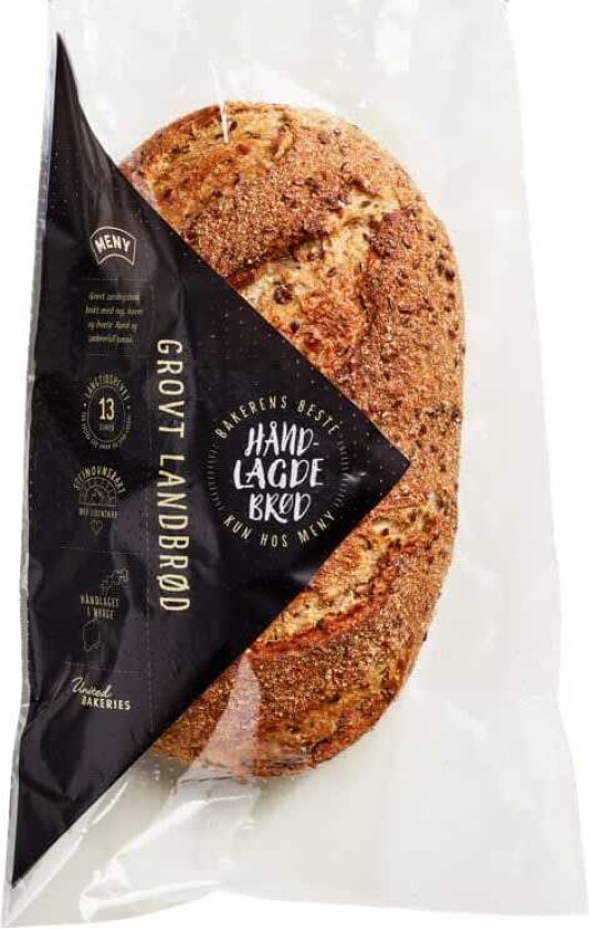 Grovt Landbrød Håndlagd 790g
