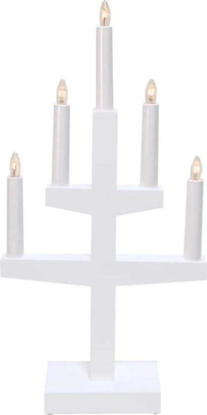 Trapp Adventsstake 46 cm Hvit
