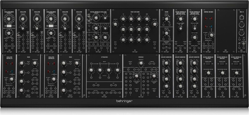 SYSTEM 35 Komplett Modulær Synthesizer med 25 Moduler