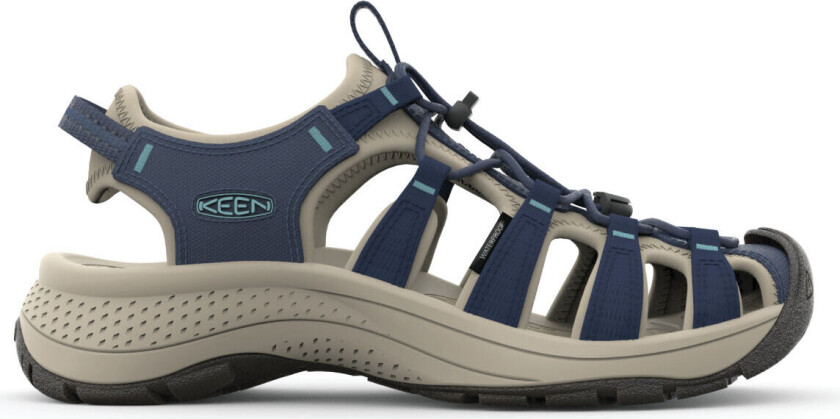Keen Women's Astoria West Sandal 40, Naval Academy-Reef Waters