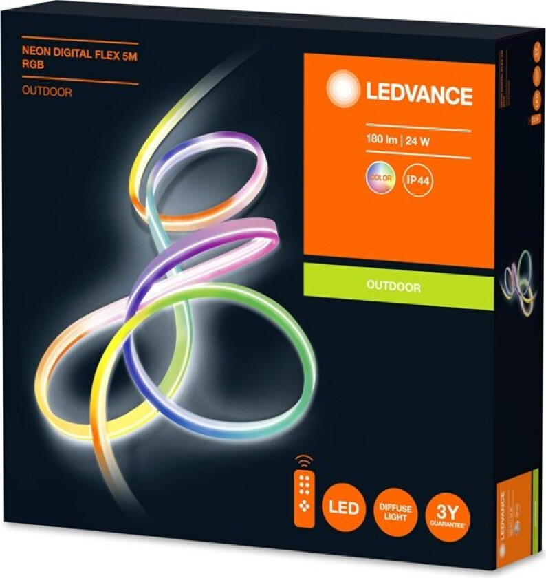 Neon Digitalflex Remote RGB outdoor LED strip IP44 5 m