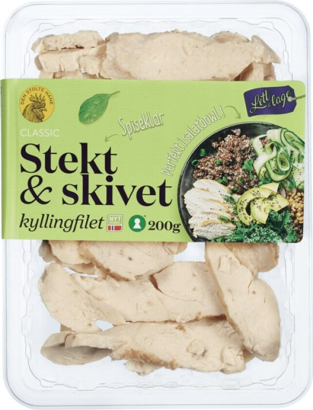 Kyllingfilet Stekt&Skivet 200g