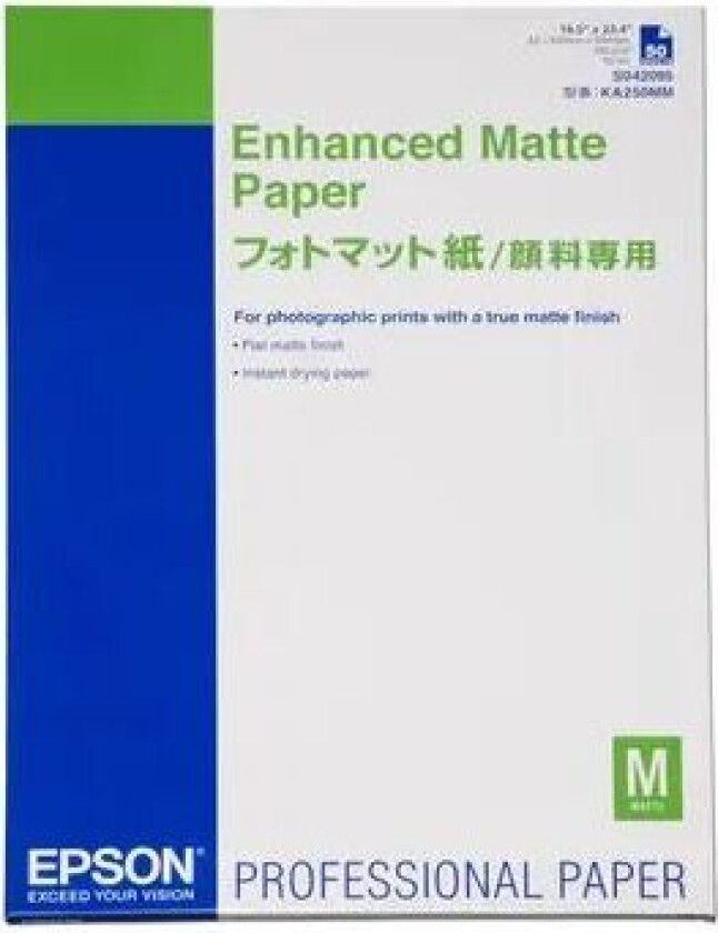 Bilde av Papir Enhanced Matt A2 50-ark 192g