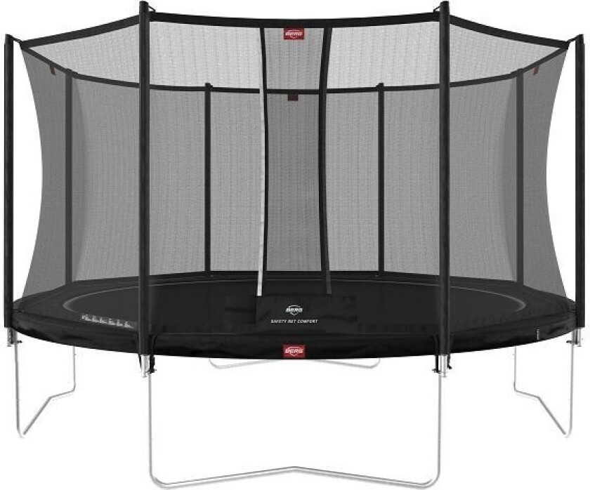 BERG Toys Berg Trampoline Favorit 380 Sort Med Sikkerhetsnett Comfort 380 cm dia Sort