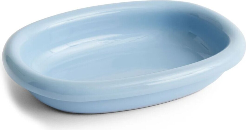 Barro ovalt serveringsfat lite 20x27,5 cm Light blue