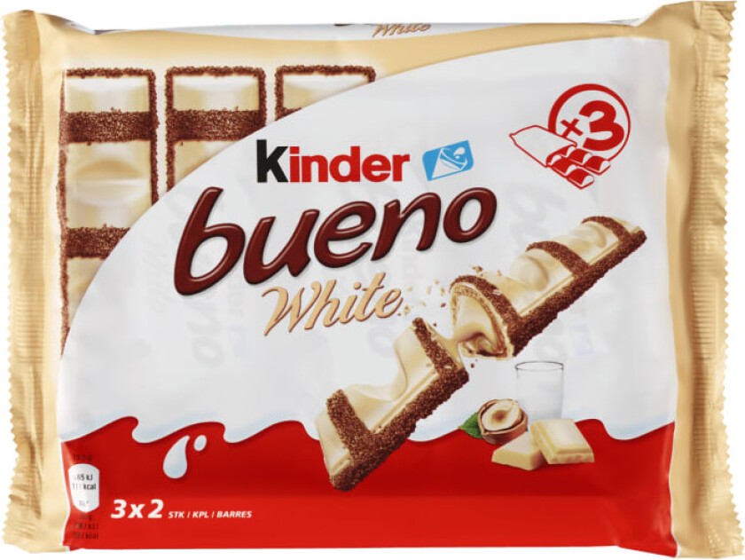 Kinder Bueno White 3pk 117g