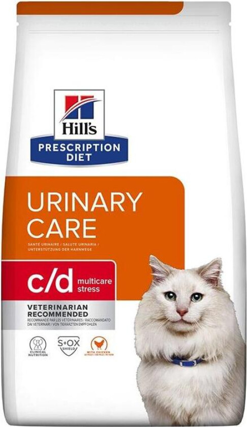 Hill's Prescription Diet Feline c/d Urinary Care Multicare Stress Chicken (3 kg)