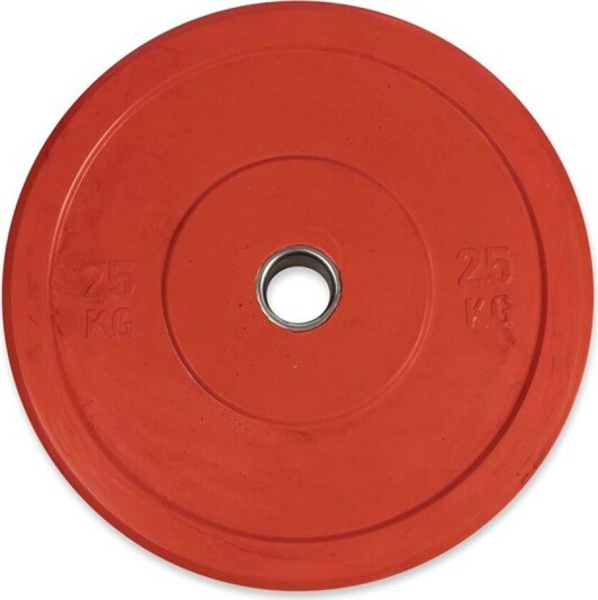 Bumperplate Rød 25 KG Ø50