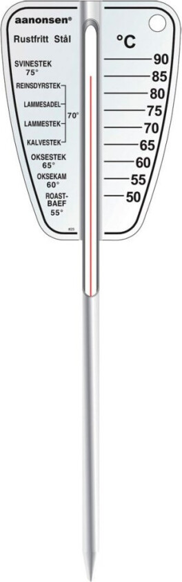 Steketermometer flat, 17cm