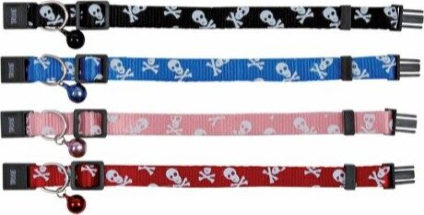 Trixie Halsbånd med Hodeskaller til Katt