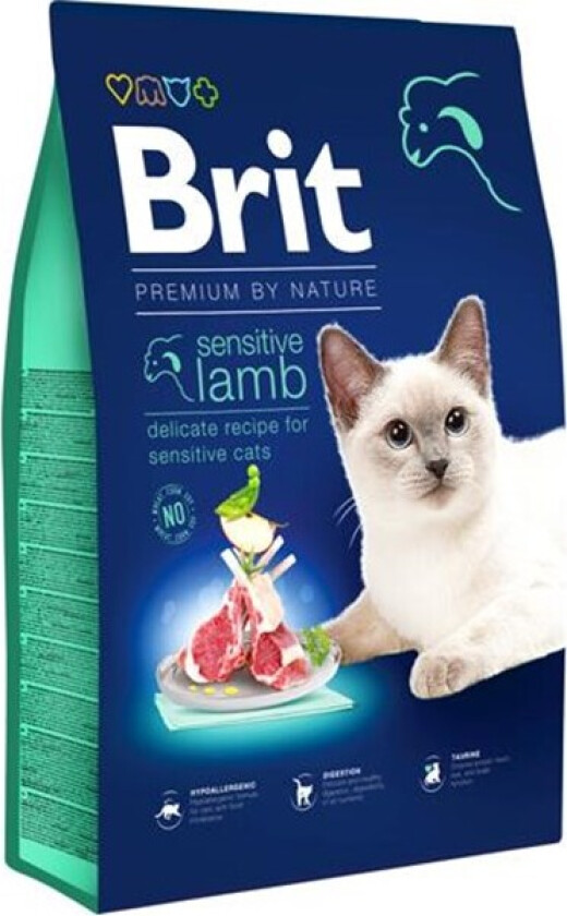 Brit Premium By Nature Cat Sensitive Lamb (8 kg)