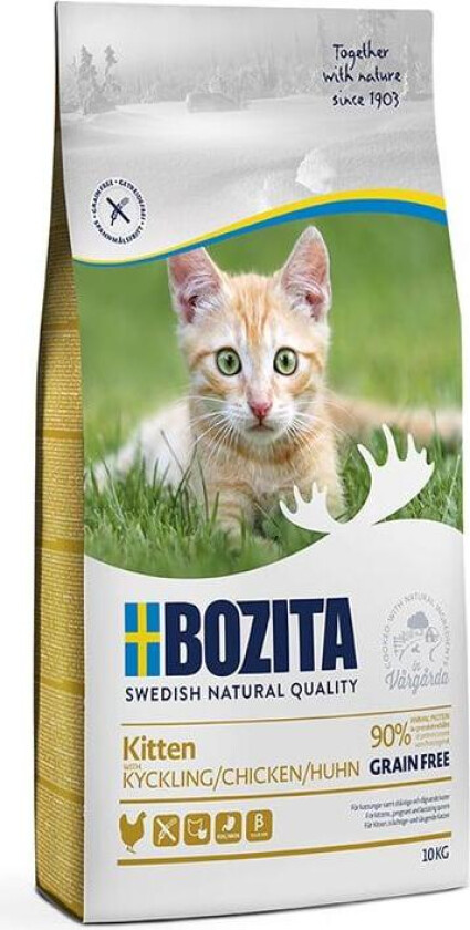 Bozita Kitten Grain Free Kylling (10 kg)