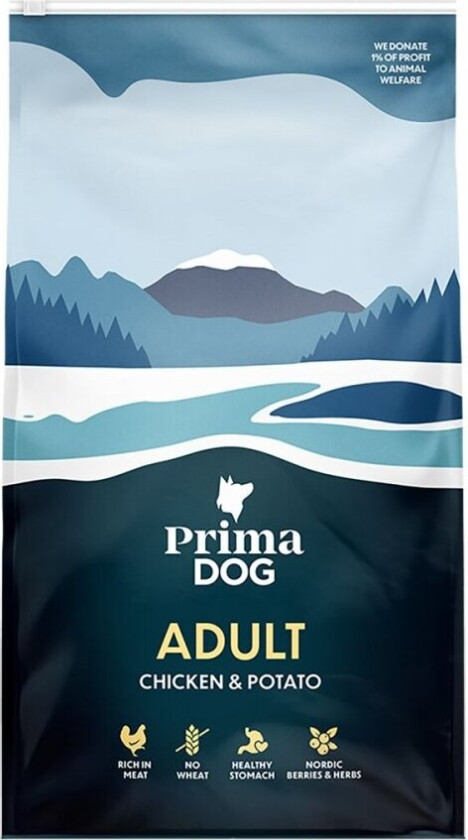 PrimaDog Adult All Breeds Chicken & Potato (10 kg)