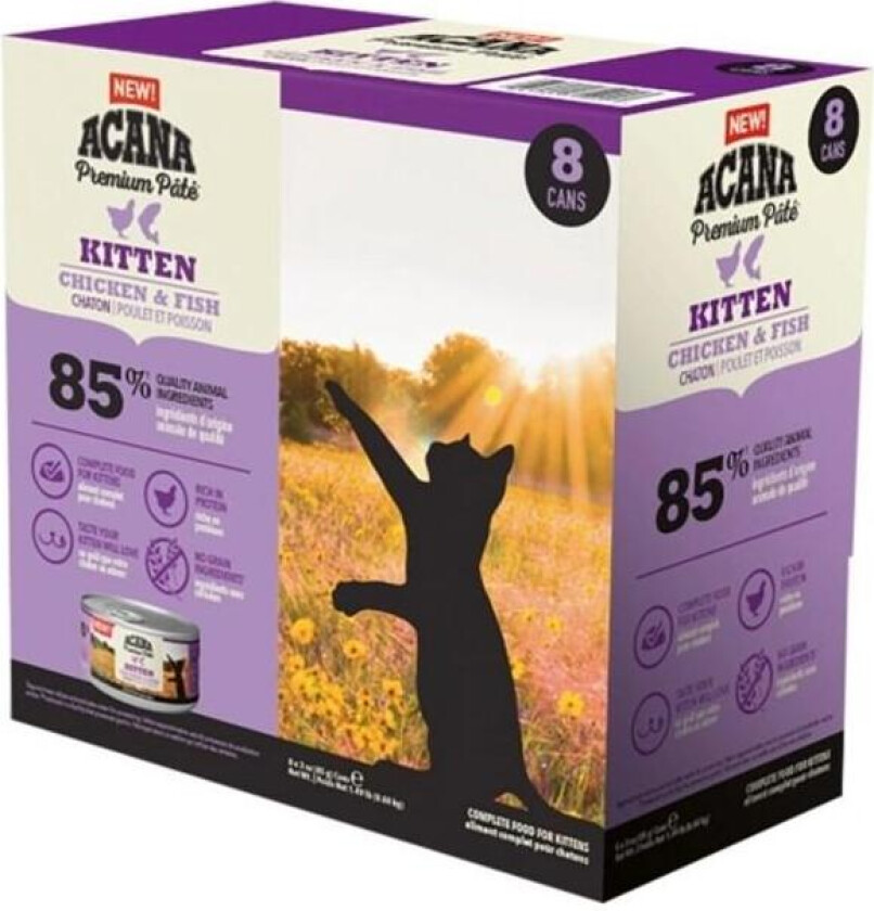 Acana Cat Kitten Premium Paté Chicken & Fish 85 g