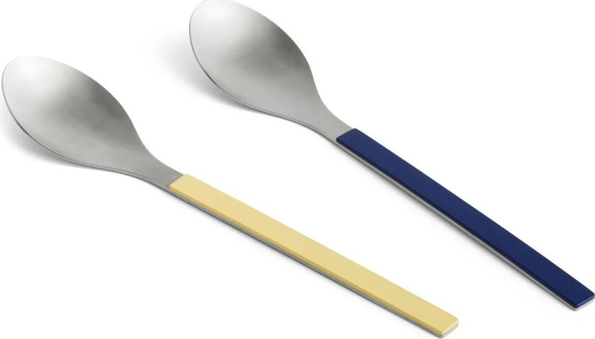 MVS serveringsskje 2-pakning Dark blue-yellow