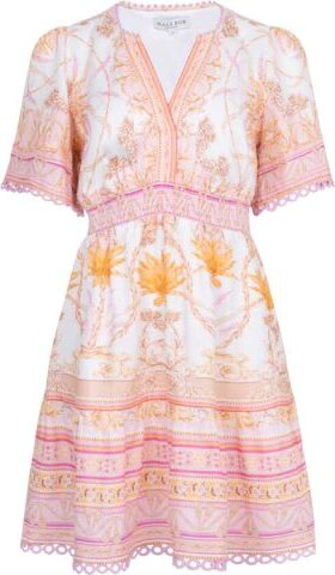 Callie Linen Dress - Pink