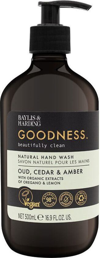 Bilde av Goodness Oud, Cedar & Amber Hand Wash 500ml